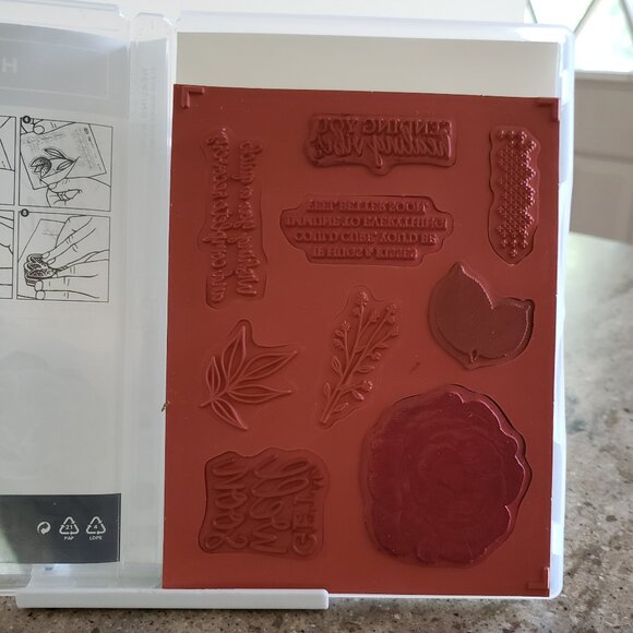 Stampin' Up! 'HEALING HUGS' Cling Stamp Set (Used) - Picture 3 of 9
